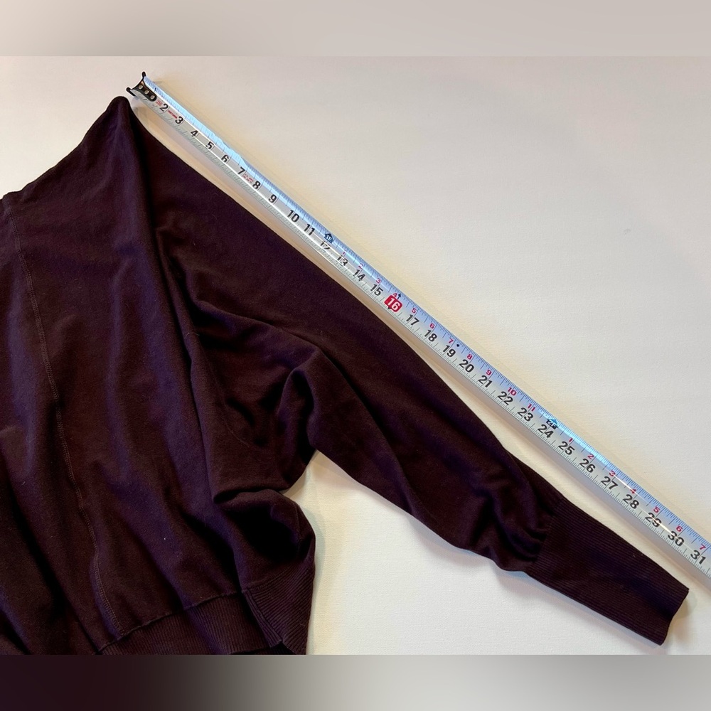 All Saints NWOT Elgar Cowl Sweater Burgundy - Picture 8 of 11